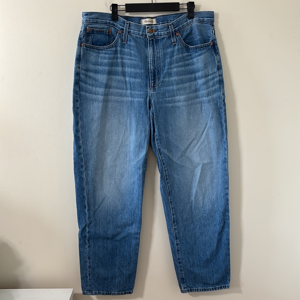 Madewell The Slouchy Boyjean Rosewell Wash Denim Jeans Size 31 - Picture 2 of 13